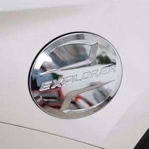 Накладка на люк бензобака с логотипом хромированная для Ford Explorer 2011-2018